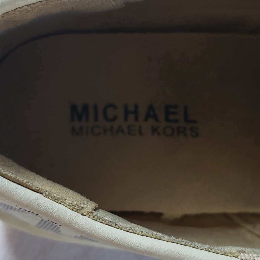 MICHAEL Michael Kors Kids Cream Slip-On Sneakers - Picture 6 of 6